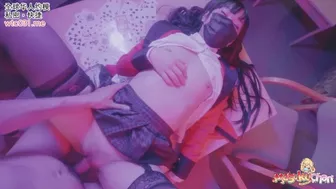 Yumeko Kakegurui Got Wrong with No Panty No Condom Raw Dick in Pussy and Cum Drinking with Big Mouth