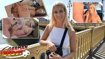 GERMAN SCOUT - SEXY PAWG GIRL SHARON WHITE I PICKUP AND ROUGH STREET CASTING FUCK