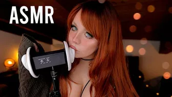 ASMR ♥ CUTE ROOMMATE COMFORTS YOU ♥ EAR LICKING / EAR EATING 3DIO