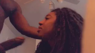 Sometimes I thinks his cock just gets bigger and bigger he’s training me to swallow the whole thing