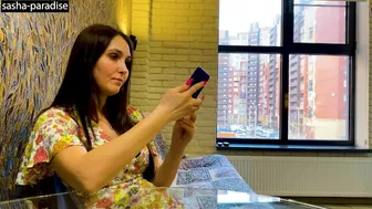 A beautiful stepmother fucks her stepson after learning about her husband's infidelities