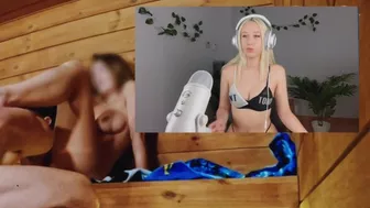 REACTING to SAUNA ADVENTURE / She gives him a JERK when HER BOYFRIEND LEAVES the sauna