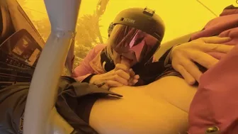 Real Amateur Public Blow Job in Ski Lift