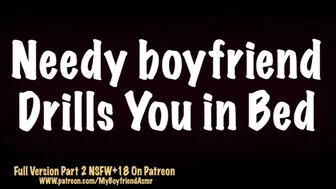 Needy Dom boyfriend loves you allnight| Male moans l Moaning Kissing Spicy Lewd asmr bf Roleplay m4f