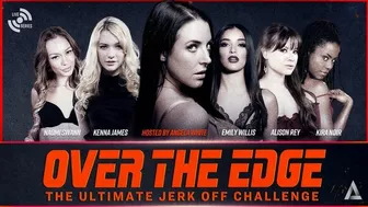 ADULT TIME Angela White Hosts OVER THE EDGE Jerk Off & Edging Challenge
