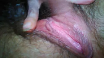 Hirsute Hairy Solo ManyVids Onlyfans PAWG PinkMoonLust Smells Own Hairiest Pussy Touches Labia Lips
