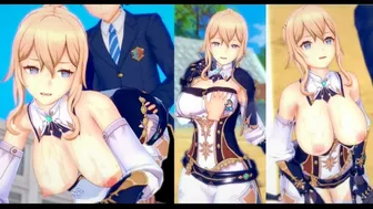 [Hentai Game Koikatsu! ]Have sex with Big tits Genshin Impact Jean.3DCG Erotic Anime Video.