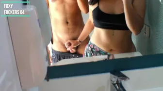 He didn't let her brush and he fucked her