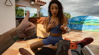 Step Sister Sarah Lace Catches Her Bro Jerking Off To Her Nudes