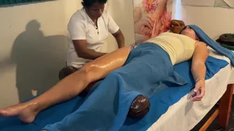 Super relaxing foot massage and relaxing music | How to do Thai massage ASMR