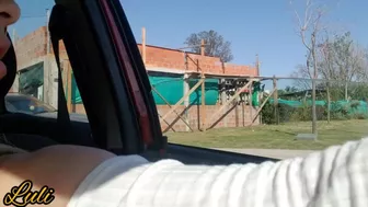 My uber friend lets me masturbate on the ride. Public exhibitionism