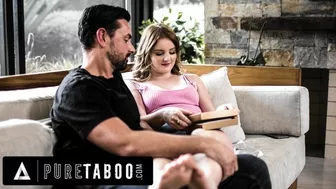 PURE TABOO Eliza Eves Gets Deflowered By Her Stepdad Because Her BF Ditched Her On Valentine's Day