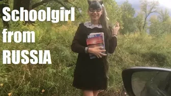 I drove a schoolgirl, she thanked me with her mouth and pussy - MaryVincXXX