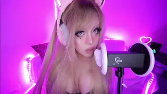 YOUR GIRLFRIEND LICKS YOUR EARS → NSFW videos on Onlyfans *ASMR Amy B* youtuber, twitch streamer