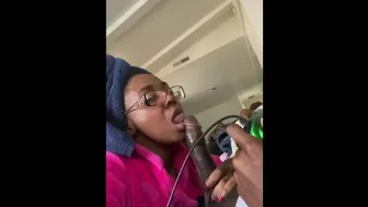 Giving Step Daddy Head While He Play PUBG