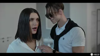 TIME FREEZE PORN - Spoiled Student fuck and creampie his hot teacher frozen in time