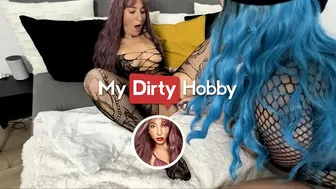 MyDirtyHobby - Gorgeous babes lick, finger and fuck each other