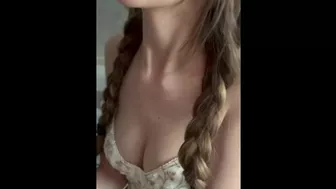 my sister's classmate asked me to help her with math | blowjob with cum in mouth