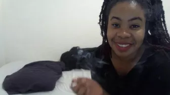 Hairy Creamy Pussy Ass Shaking Smoke Session BBW - Cami Creams