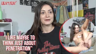 Ersties - Sexy Brunette Babe Plays With Herself Before Using the Magic Wand