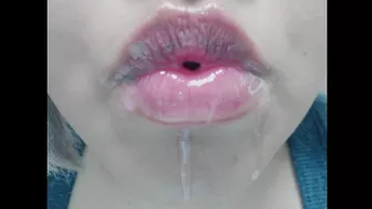 Seductive Mouth and Tongue Tease
