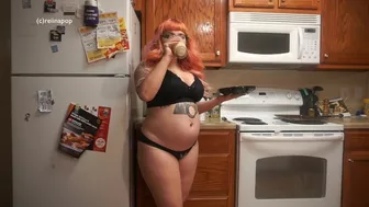 Whole Pumpkin Pie Belly Stuffing!