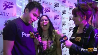 PornhubTV Jessica Bangkok Interview at 2014 AVN Awards