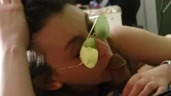 ORDERING FOOD: Intermission from the Full Clip MIRROR PLAYTIME - Slurping His Precum As An Appetizer