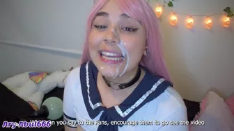 Mi primer casting porno, termino toda llena de semen y me masturbo rico