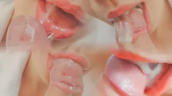 Compilation of Cumshot in Stepdaughter's Mouth - Close up