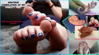 More than 20 clips of my feet compilation for footboys and footgirls
