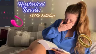 Hysterically Reading Lord of The Rings with my Lush Vibe in!