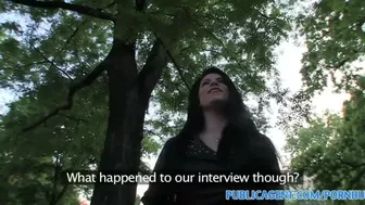 PublicAgent British underwear model gets fucked in the bushes (p1100)