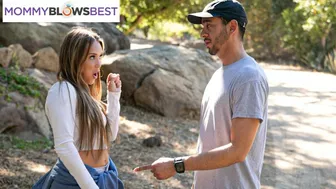 MommyBlowsBest - My Hot Blonde Neighbor Sucked My Dick After Hiking