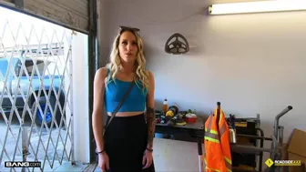 Roadside - Blonde Tattoo Babe Banged By Her Car Mechanic