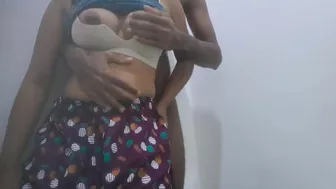 එහා ගෙදර අක්කාගේ සැප-Stepsister and fucked