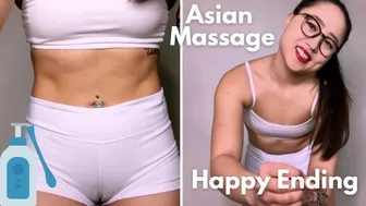 ASMR - Asian Masseuse Gives You Oily Happy Ending - Kimmy Kalani