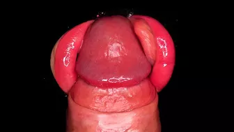 CLOSE UP POV: FUCK My Perfect LIPS with Your BIG HARD COCK and CUM In MOUTH! Balaclava BLOWJOB ASMR