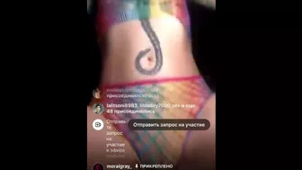 Instagram Live Blowjob. Freaky couple on IG live