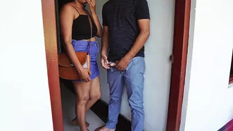 බලෙන් කරන්න එපා කවූරු හරි එයි අනේSri Lankan new sex video Couple Risky Fuck Before Breakup So Hot xx