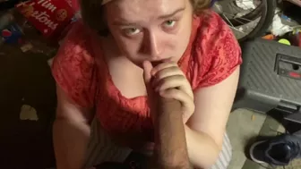 Cock Crazed Blowjob Facial