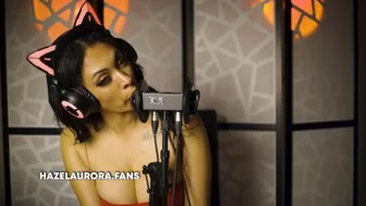 Sexy Seductress Gives You A Hot ASMR Ear Eating Session (Ear Licking, Mouth Sounds, Moaning)