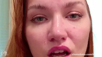 Look in my eyes and cum with me! My face close up,ASMR durty talk, enchanting eyes show my orgasm.