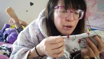 I STUFF YOUR EARS WITH MY SOCKS ASMR FEET UP THE POSE