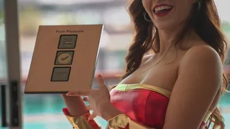 Pure Pleasure 100K: Wonder Woman Fucks Hard to Thank Fans