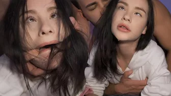 EXTREME SQUIRTING ORGASM - 18 Yo Teen DESTROYED In Rough Doggystyle - Matty Mila Perez