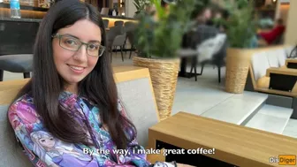 The nerdy girl with glasses turned out to be a nymphomaniac and a lover of sperm on her face