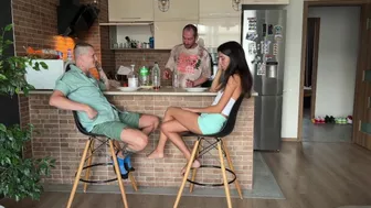 The best friend quietly seduced the cuckold's friend's girlfriend and came all over her mouth - 2.41