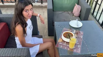 The waiter was mistaken with order and I forgot my wallet and invited him to my home ...