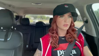 Fucking The Pizza Delivery Girl After She Was Late